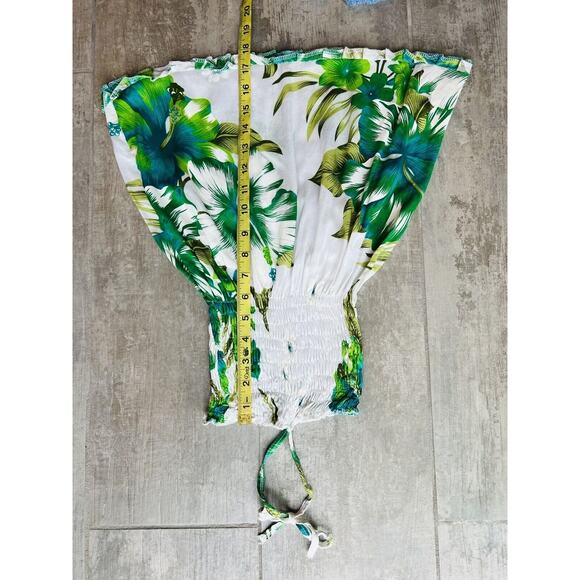 Los Angeles Boutique Smocked Toddler Girl Hawaiian Tropical Swing Dress NEW 3T - Picture 5 of 5